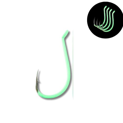 Salty Bastard Green Luminous Octopus Suicide Hook Reaper Series